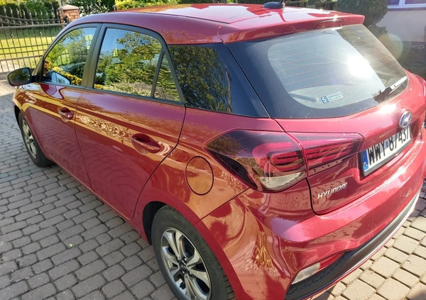 Hyundai i20 cena 52700 przebieg: 39400, rok produkcji 2020 z Wyszków małe 172